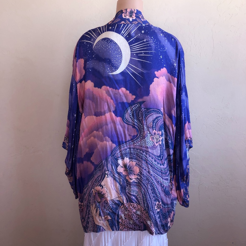 Spell Luna Short Robe ~ S/M - Picture 5 of 9